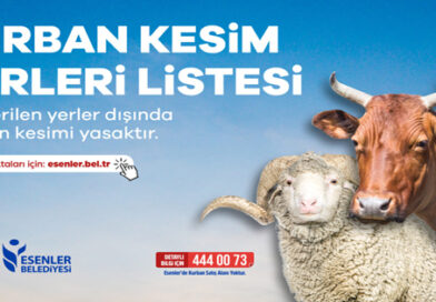 ESENLER’DE KURBAN KESİM YERLERİ BELLİ OLDU