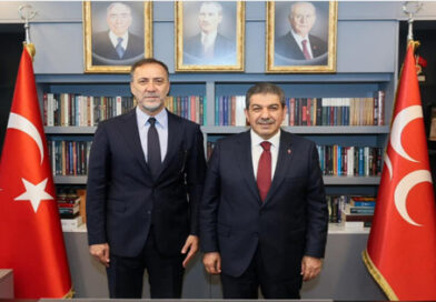 TEVFİK GÖKSU’DAN VOLKAN YILMAZ’A HAYIRLI OLSUN ZİYARETİ