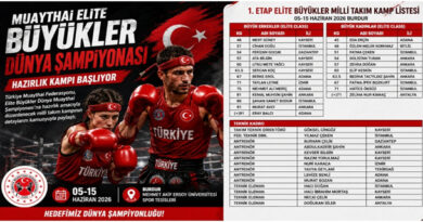Muaythai Elite Büyükler Dünya Şampiyonası Hazırlık Kampı Başlıyor