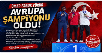 ÖMER FARUK YÜRÜR AVRUPA ŞAMPİYONU OLDU